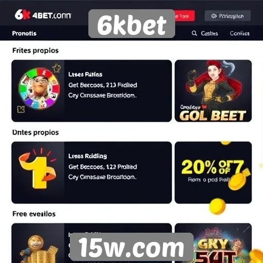 Promoções e bônus oferecidos pelo 6kbet